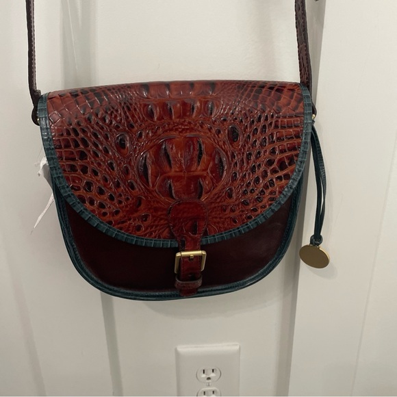 NWT Brahmin The Hunt Concordia shoulder bag-Snap front-Adjustable strap-Dust bag - Picture 1 of 12